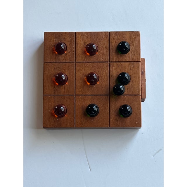 Handmade Wood Tic Tac Toe Game For Sale - Image 4 of 5