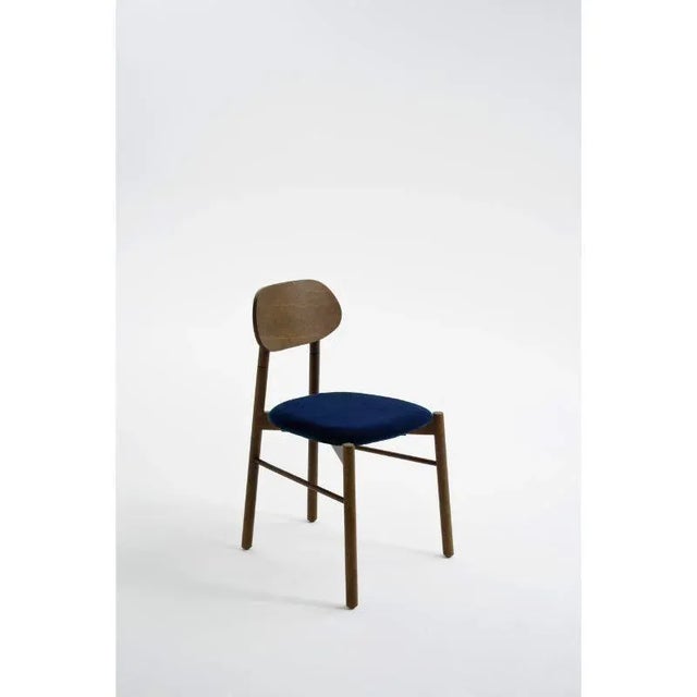 Bokken upholstered chair, canaletto, blue by colé italia with bellavista/piccini dimensions: h 81.7 d 49 w 53.5 cm...