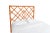 This headboard features classic Rattan design in a geometric pattern. Constructed of solid rattan and hand bound with...