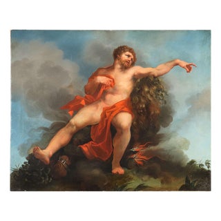 Allegory of Fire, Oil on Canvas For Sale