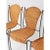 Brown Set of 4 Frederic Weinberg Style Side Chairs Ca 1960 For Sale - Image 8 of 12