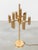 Brass Gold 18 Lights Table Lamp attributed to Gaetano Sciolari for Boulanger, 1970s For Sale - Image 11 of 18