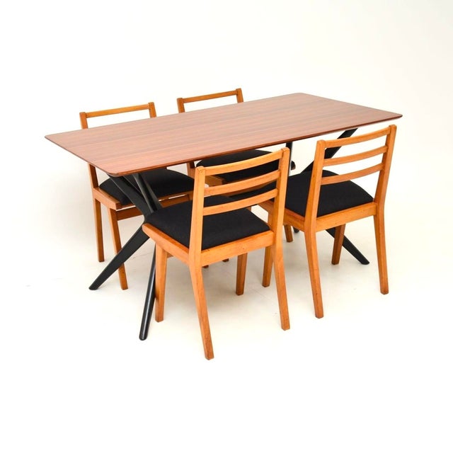 Mid-Century Modern Vintage Redford Dining Table and Chairs from G-Plan, 1950, Set of 5 For Sale - Image 3 of 11