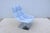 Knoll Modern Contemporary Knoll Jehs+Laub Swivel Lounge Chair in Blue and White Fabric For Sale - Image 4 of 18