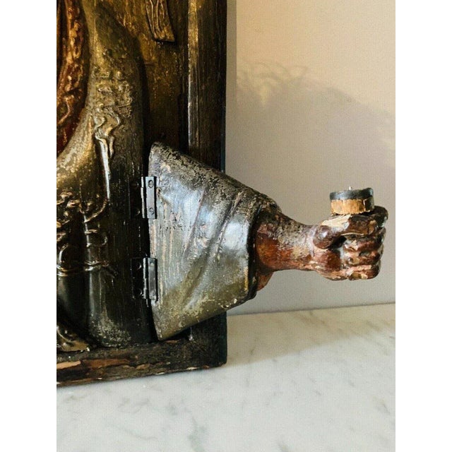 Carved Wood Sconces with Chinese Decor, Set of 2 For Sale - Image 5 of 15