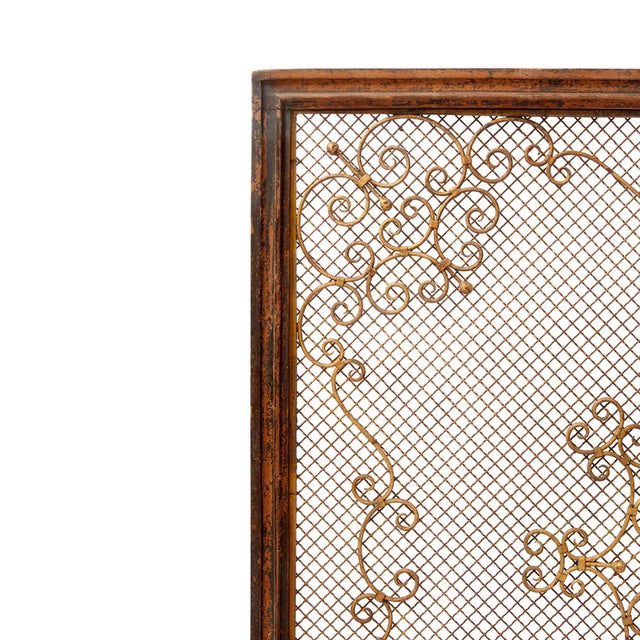 Radiator Cover in Walnut and Brass, 1930s For Sale - Image 3 of 5