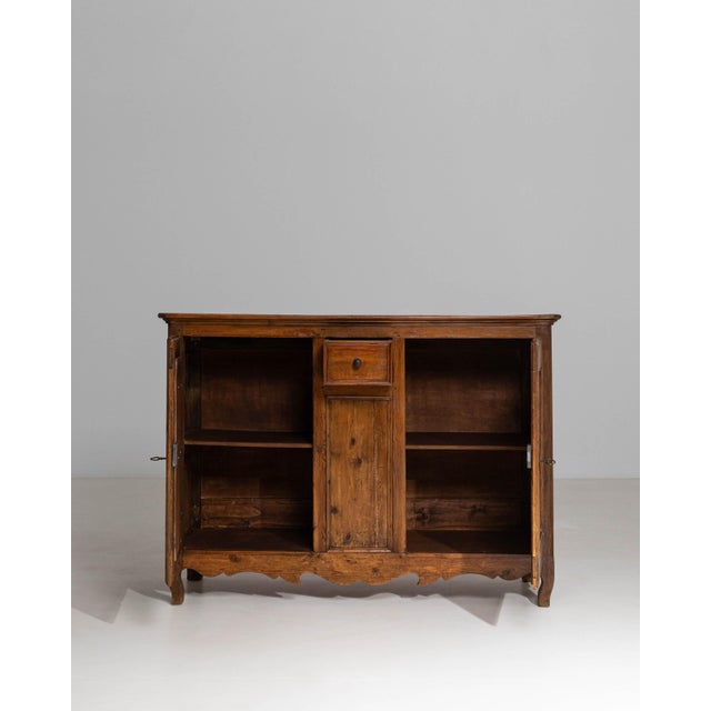 1850s French Provincial Pine Buffet In Original Patina For Sale - Image 17 of 18