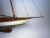 Wood Yacht Model of the Schooner Yacht Wanderer For Sale - Image 7 of 12