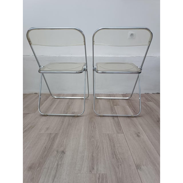 1960s Plia Chairs by Giancarlo Piretti for Anonima Castelli, 1967, Set of 2 For Sale - Image 5 of 16