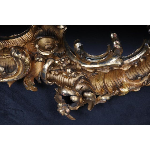 19th Century Napoleon III Rococo Mirror, 1880s For Sale - Image 14 of 18