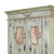 Folk Art Rustic Farmhouse Painted Bridal Cabinet, 1794 For Sale - Image 6 of 14