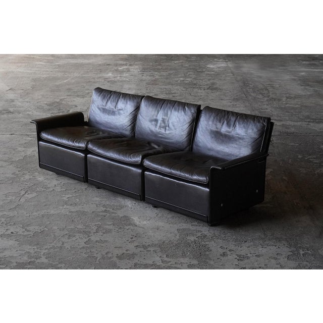 Vintage Three-Seater Sofa by Dieter Rams for Vitsoe, Germany, 1990s For Sale - Image 10 of 10