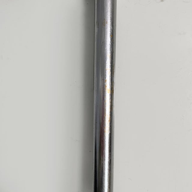 Silver Italian Modern Chairs in Steel, 1970s, Set of 6 For Sale - Image 8 of 18