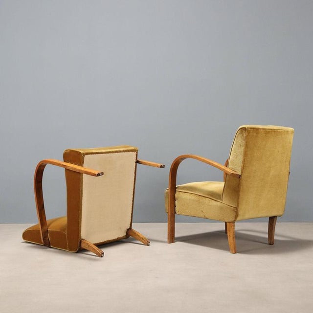 Armchairs, 1950s-1960s, Set of 2 For Sale - Image 9 of 10