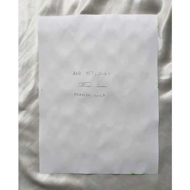 "And Yet" Contemporary Mixed-Media Abstract Collage by Frances Sousa For Sale - Image 4 of 8