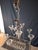 Vintage Chandelier in Chrome Metal and Thick Glass, 1960s For Sale - Image 6 of 9