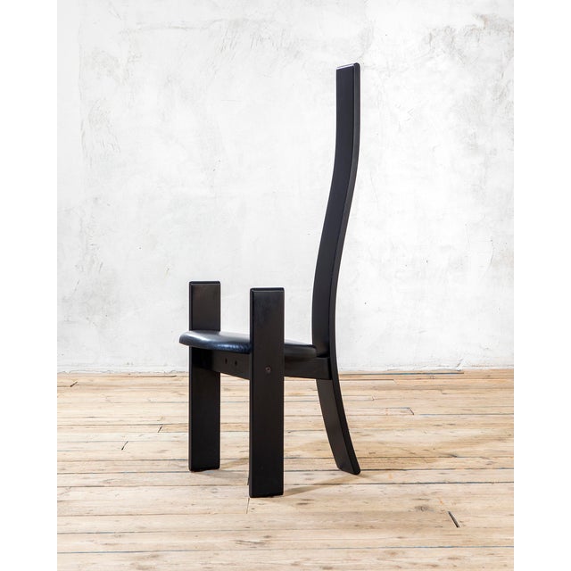 Mid-Century Modern Vintage Golem Chairs by Vico Magistretti for Poggi, 1970s, Set of 6 For Sale - Image 3 of 8