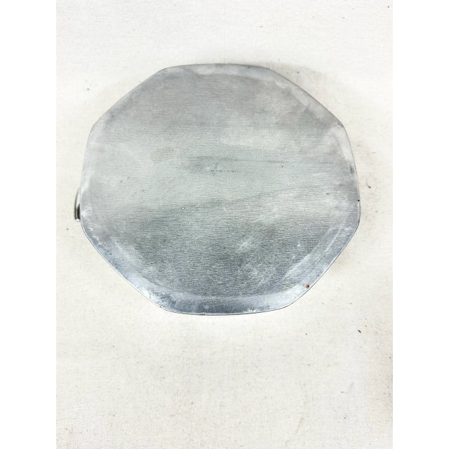 Metal Vintage Pewter Covered Serving Dish For Sale - Image 7 of 7