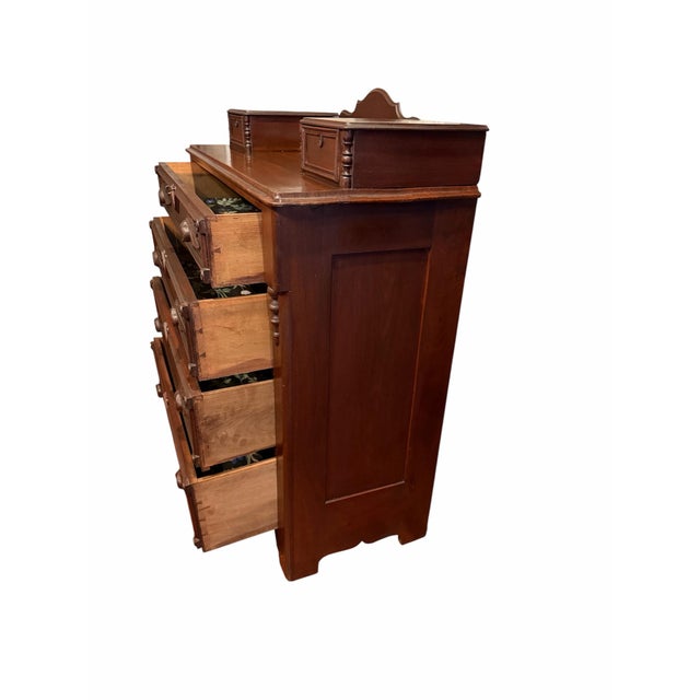 Antique Walnut C1880-1890 Dresser For Sale - Image 4 of 10