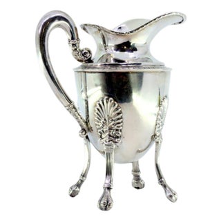 Silver Gravy Boat with Reliefs and Friezes For Sale