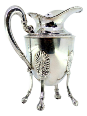 Silver Gravy Boat with Reliefs and Friezes