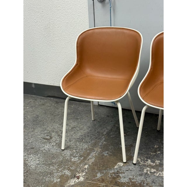 Brown Simon Legald for Normann Copenhagen Hyg Side Chairs, Pair For Sale - Image 8 of 12