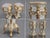 Late 20c Italian Baroque Cream Gold Pedestals - Pair For Sale - Image 16 of 18