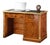 Elegant European-Style Solid Beech Wood Writing Desk With Gold Gilt Accents For Sale