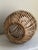 Wood Vintage Boho Rattan Pendant Light Shade For Sale - Image 7 of 11
