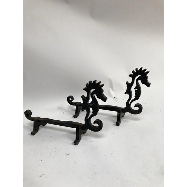 Cast Iron Kenets by Edouard Schenck For Sale - Image 4 of 5