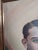 1940s Portrait of an Italian Ww2 Soldier Oil Painting Framed and Signed For Sale - Image 11 of 12