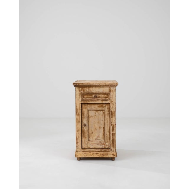 19th Century French Wood Patinated Bedside Table For Sale - Image 16 of 18