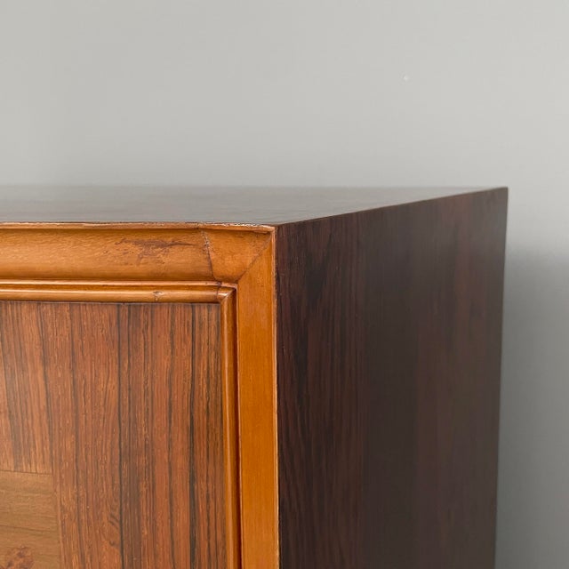 Italian Art Deco Inlaid Wood Bar Cabinet, 1930s For Sale - Image 6 of 18