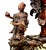 Monumental Chinese Rootwood (Burl) Daoist Sage with Attendants, Late Qing For Sale - Image 15 of 18