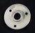 Vintage White Milk Glass Door Knob and Rosette For Sale - Image 4 of 4