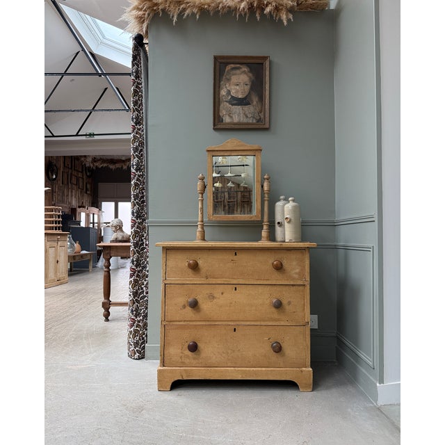 English-Style Dressing Table in Pine, 1890s For Sale - Image 15 of 15