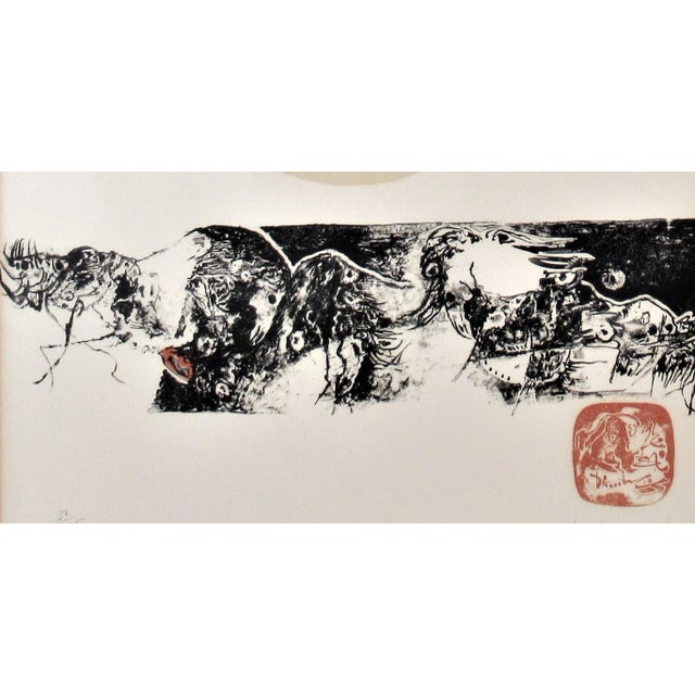 Hoi Lebadang, Horses #III, c.1974 For Sale - Image 4 of 8