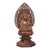 Vintage Asian Boxwood Hand-Carved Shakyamuni Buddha Sculpture For Sale