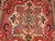 Vintage Persian Heriz Serapi Rug, Hand-Knotted Wool, Geometric Pattern, Red & Navy, 6x9 For Sale - Image 4 of 18