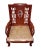 Chinese Chinoiserie Chinese-Style Rosewood Lounge Chairs - a Pair For Sale - Image 3 of 5