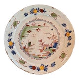 18th Century Dutch Delft Plate For Sale