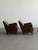 1940s 1940s Art Deco Twin Channel Club Chairs in Rust Velvet For Sale - Image 5 of 12