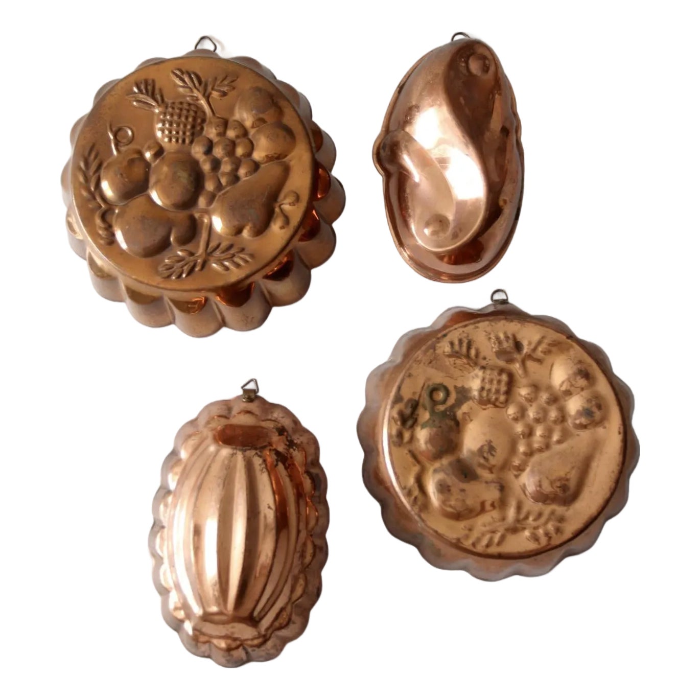 Vintage Copper Molds Collection | Chairish