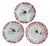 French Majolica Plates, S/3 For Sale