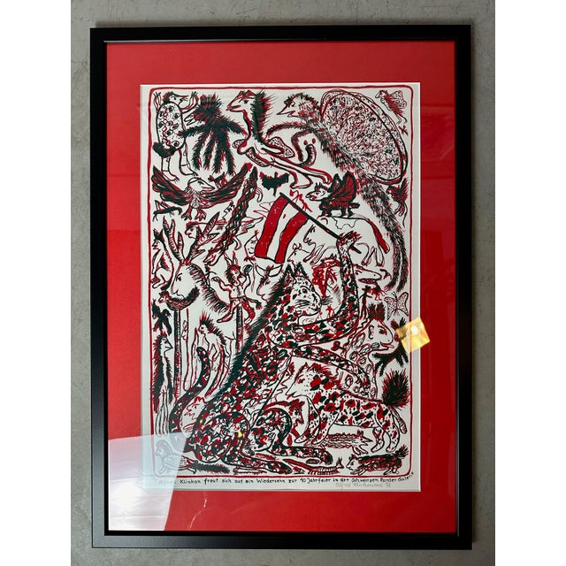 SCREEN PRINT: Alfred Klinkan (Austria 1950 – Antwerp 1994) Screen printed on “Extra Maco Mat” 200 gsm paper. Limited to...