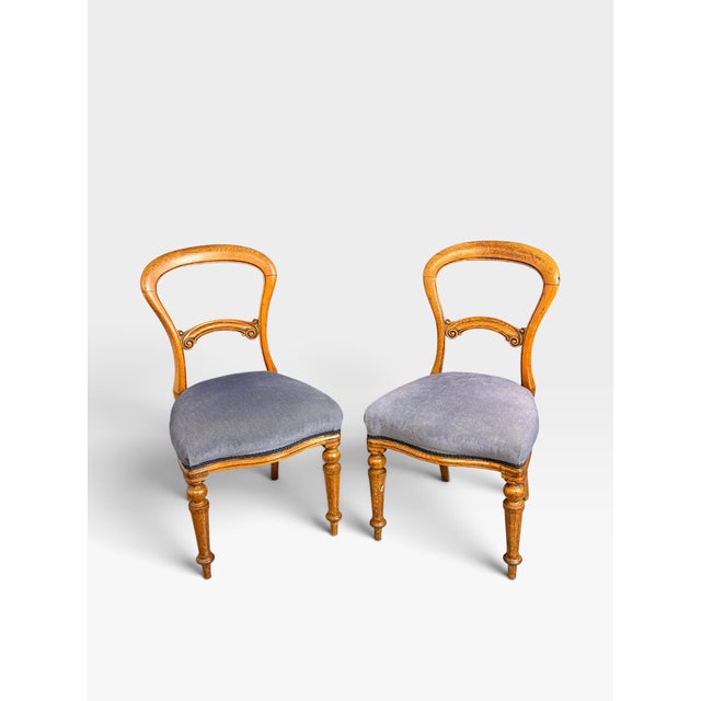 Antique 19th Century Victorian Balloon Back Chairs, Set of 2 For Sale - Image 10 of 10