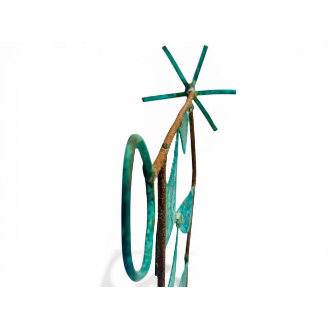 William Black, Abstract Sculpture, Late 1960s, Patinated Copper Alloy For Sale - Image 12 of 16