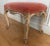 Vintage Rococo Style Custom Crafted Bench Ottoman by William Switzer. Lovely curved lines in a solid frame, elaborate...