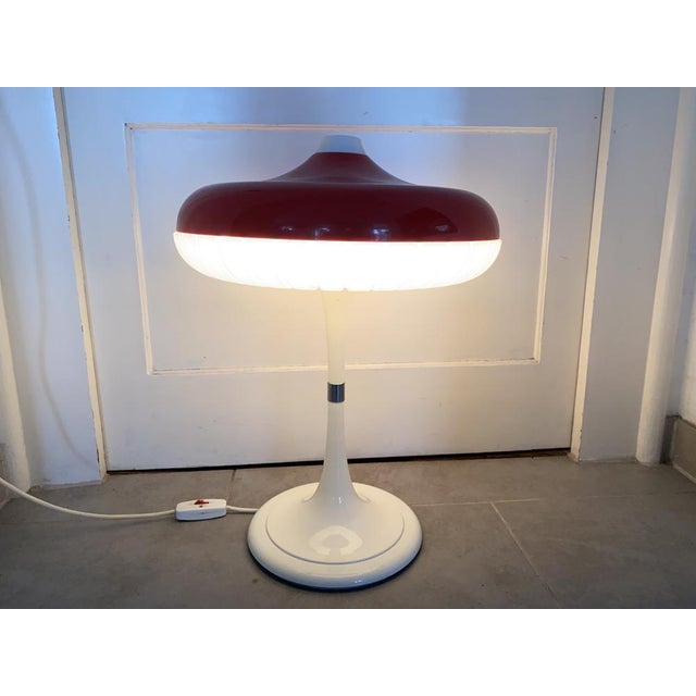 Mid-Century Siform Mushroom Table Lamp from Siemens For Sale - Image 11 of 18