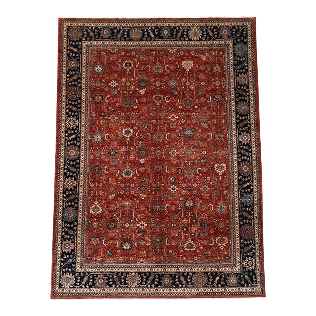 Vintage Persian Tabriz Design Palace Size Hand Knotted Rug, 10'00 X 14'00 For Sale